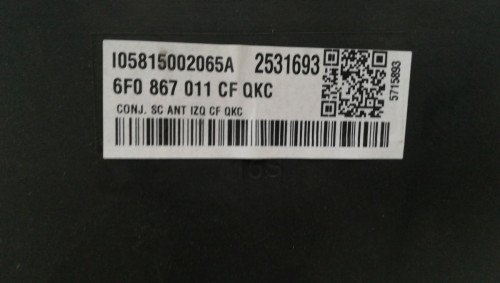  GUARNECIDO PUERTA DELANTERA IZQUIERDA Seat ARONA (KJ) 