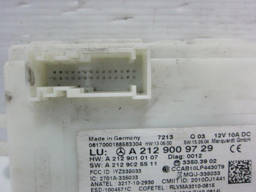  CENTRALITA CHECK CONTROL MERCEDES-BENZ CLASE A (BM 176) 