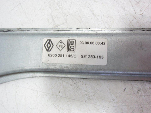  ELEVALUNAS DELANTERO DERECHO RENAULT CLIO III 