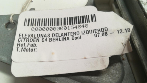  ELEVALUNAS DELANTERO IZQUIERDO 