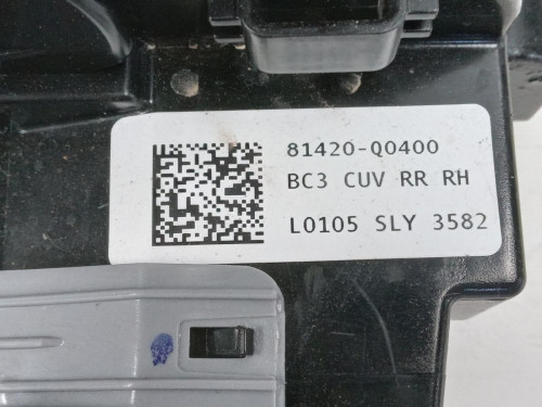  CERRADURA PUERTA TRASERA DERECHA HYUNDAI BAYON 