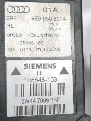  ELEVALUNAS TRASERO IZQUIERDO AUDI A4 AVANT (8E) 