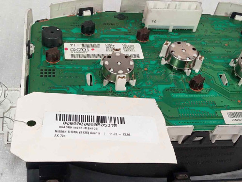  CUADRO INSTRUMENTOS, NISSAN, MICRA (K12E) 