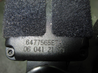 ENGANCHE CINTURON TRASERO CENTRAL, PEUGEOT, 508