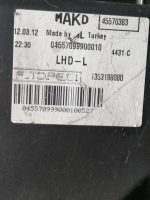 FARO IZQUIERDO, FIAT, III FIORINO (225)