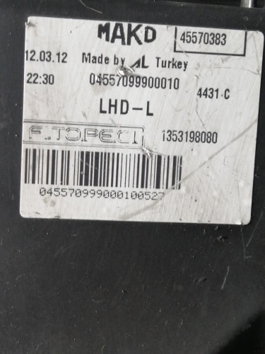  FARO IZQUIERDO FIAT III FIORINO (225) 
