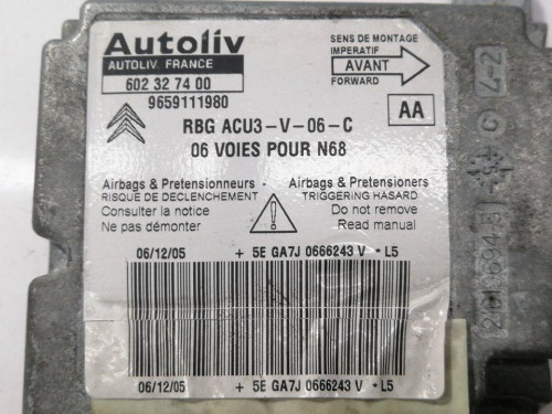  CENTRALITA AIRBAG CITROEN XSARA PICASSO 