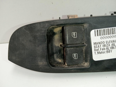 MANDO ELEVALUNAS DELANTERO IZQUIERDO, SEAT, IBIZA (6L1)