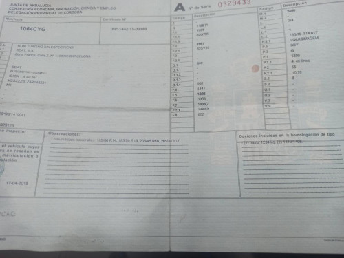  SEAT IBIZA (6L1) 