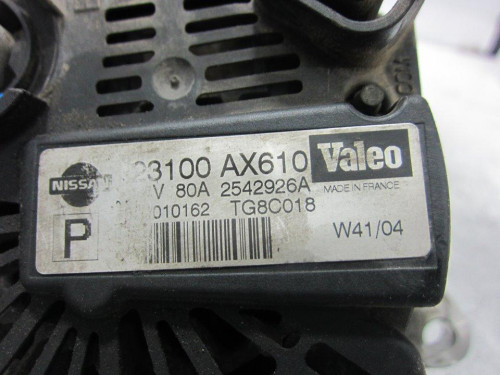  ALTERNADOR NISSAN MICRA (K12E) 