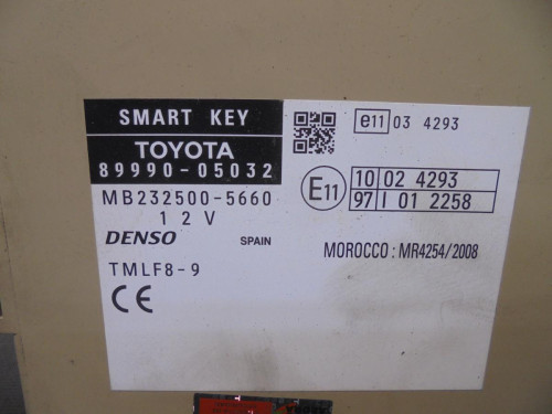 CENTRALITA INMOVILIZADOR Toyota AVENSIS CROSS SPORT (T27) 
