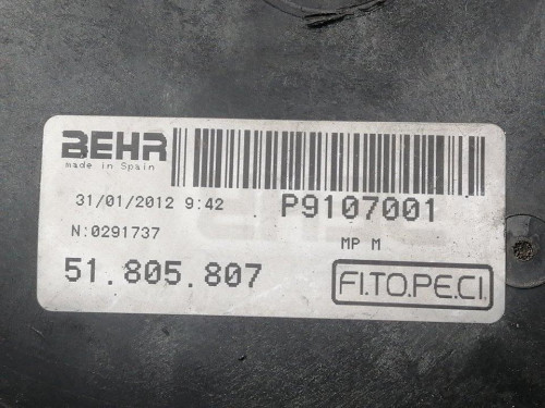  ELECTROVENTILADOR, PEUGEOT, BIPPER 