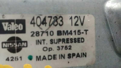 MOTOR LIMPIA TRASERO, NISSAN, ALMERA (N16/E)
