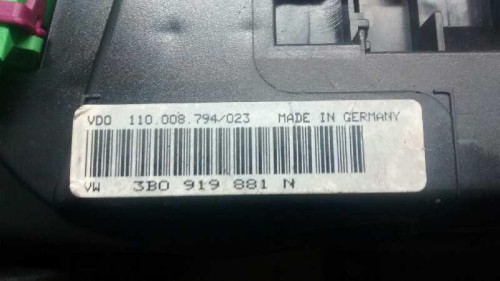  CUADRO INSTRUMENTOS, VOLKSWAGEN, PASSAT BERLINA (3B2) 