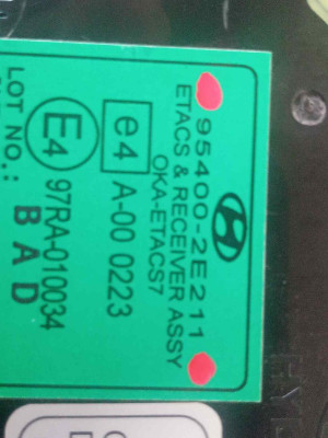 MODULO ELECTRONICO, HYUNDAI, TUCSON (JM)