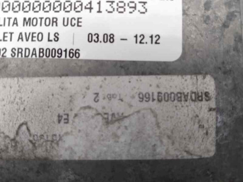  CENTRALITA MOTOR UCE CHEVROLET AVEO HATCHBACK 
