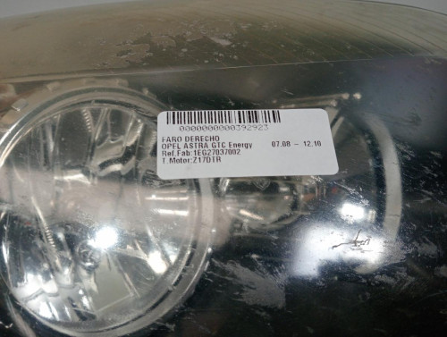  FARO DERECHO OPEL ASTRA H GTC 