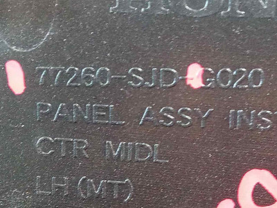 EMBELLECEDOR SALPICADERO, HONDA, FR-V (BE)