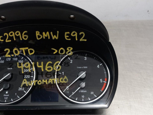  CUADRO INSTRUMENTOS BMW SERIE 3 COUPE (E92) 
