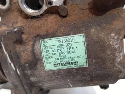 COMPRESOR AIRE ACONDICIONADO, MITSUBISHI, GRANDIS (NA0W)