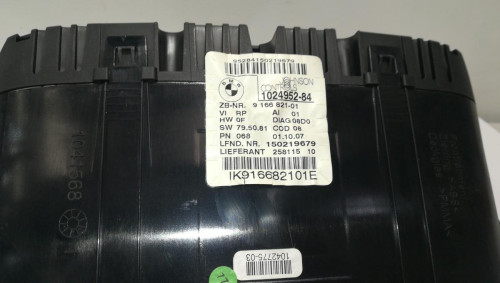  CUADRO INSTRUMENTOS, BMW, SERIE 1 BERLINA (E81/E87) 