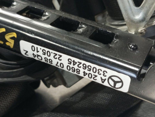  CINTURON SEGURIDAD DELANTERO DERECHO, MERCEDES-BENZ, CLASE C (BM 204) BERLINA 