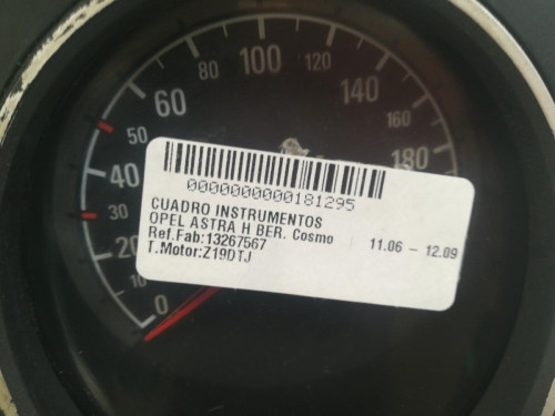  CUADRO INSTRUMENTOS OPEL ASTRA H BERLINA 