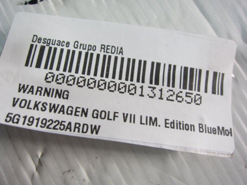  WARNING VOLKSWAGEN GOLF VII BERLINA (BQ1/BE2) 