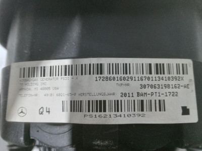 AIRBAG DELANTERO IZQUIERDO, MERCEDES-BENZ, CLASE E (BM 207) COUPE