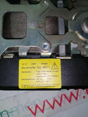 CINTURON SEGURIDAD DELANTERO IZQUIERDO, NISSAN, MICRA (K12E)