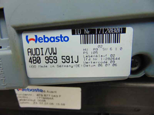  TECHO ELECTRICO AUDI A6 AVANT (4F5) 