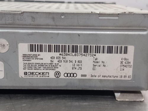  MODULO ELECTRONICO AUDI A8 (4E) 