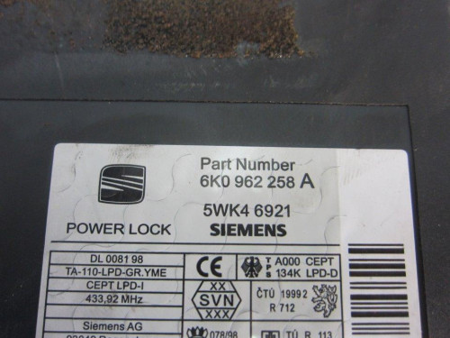  CENTRALITA CIERRE, SEAT, IBIZA (6K1) 