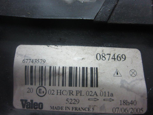  FARO IZQUIERDO Renault MEGANE I FASE 2 BERLINA (BA0) 