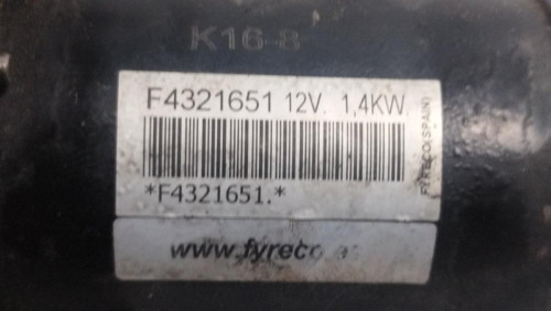  MOTOR ARRANQUE, CITROEN, BERLINGO FURGÓN 