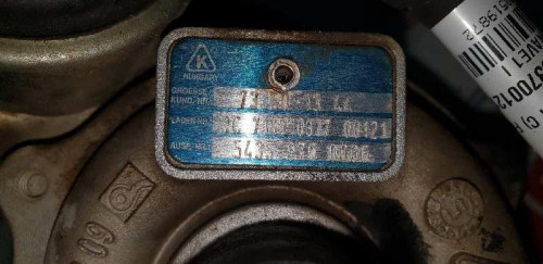  TURBOCOMPRESOR OPEL COMBO (CORSA C) 