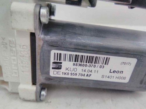 MOTOR ELEVALUNAS TRASERO DERECHO SEAT LEON (1P1) 