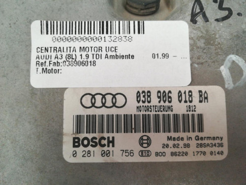  CENTRALITA MOTOR UCE 