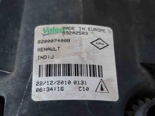 FARO ANTINIEBLA DERECHO Renault SCENIC III (JZ) 