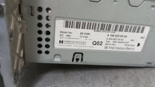 SISTEMA AUDIO / RADIO CD Mercedes-Benz CLASE A (BM 169) 