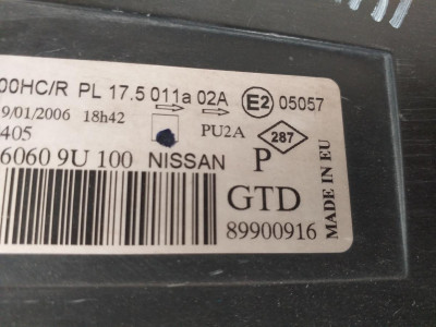 FARO IZQUIERDO, NISSAN, NOTE (E11E)