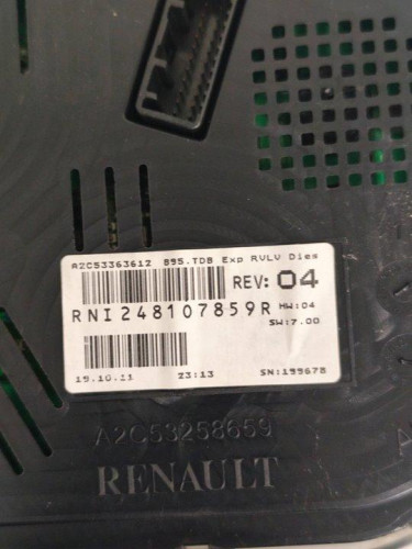  CUADRO INSTRUMENTOS RENAULT MEGANE III BERLINA 5P 