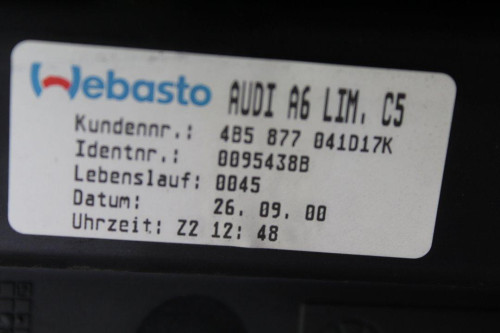  TECHO ELECTRICO AUDI A6 BERLINA (4B2) 