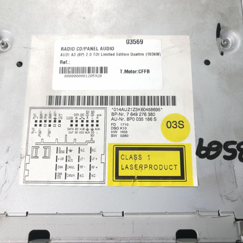 NO IDENTIFICADO AUDI A3 (8P1) 