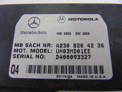 MODULO ELECTRONICO, MERCEDES-BENZ, CLK (BM 209) COUPE