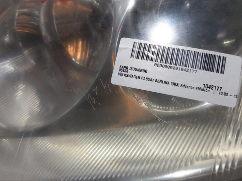  FARO IZQUIERDO VOLKSWAGEN PASSAT BERLINA (3B3) 