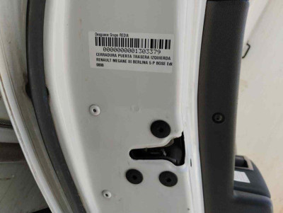 CERRADURA PUERTA TRASERA IZQUIERDA, RENAULT, MEGANE III BERLINA 5P