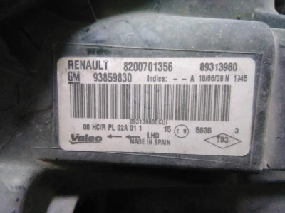 FARO DERECHO, NISSAN, PRIMASTAR (X83)