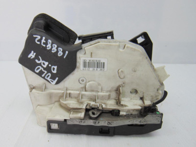 CERRADURA PUERTA DELANTERA DERECHA, VOLKSWAGEN, POLO V (6R1)