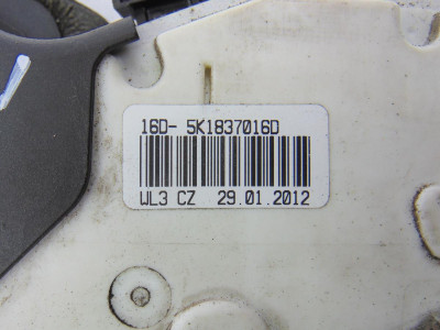CERRADURA PUERTA DELANTERA DERECHA, VOLKSWAGEN, POLO V (6R1)